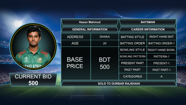 vMix Cricket Auction Software - Image 2